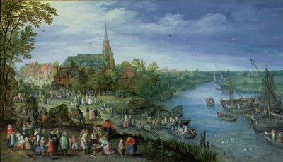 La foire paroissiale annuelle à Schelle, 1614 - Jan the Elder Brueghel